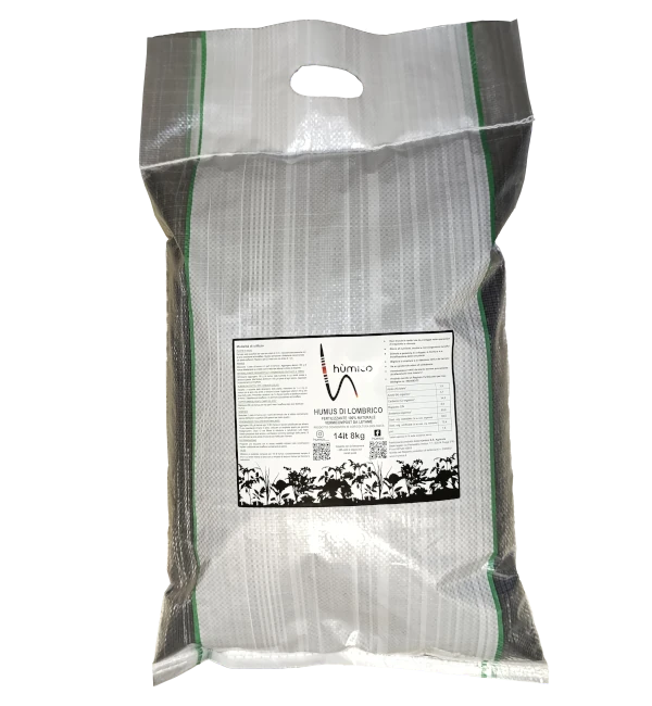 Humus di lombrico - Vagliatura 5 mm - 8 Kg